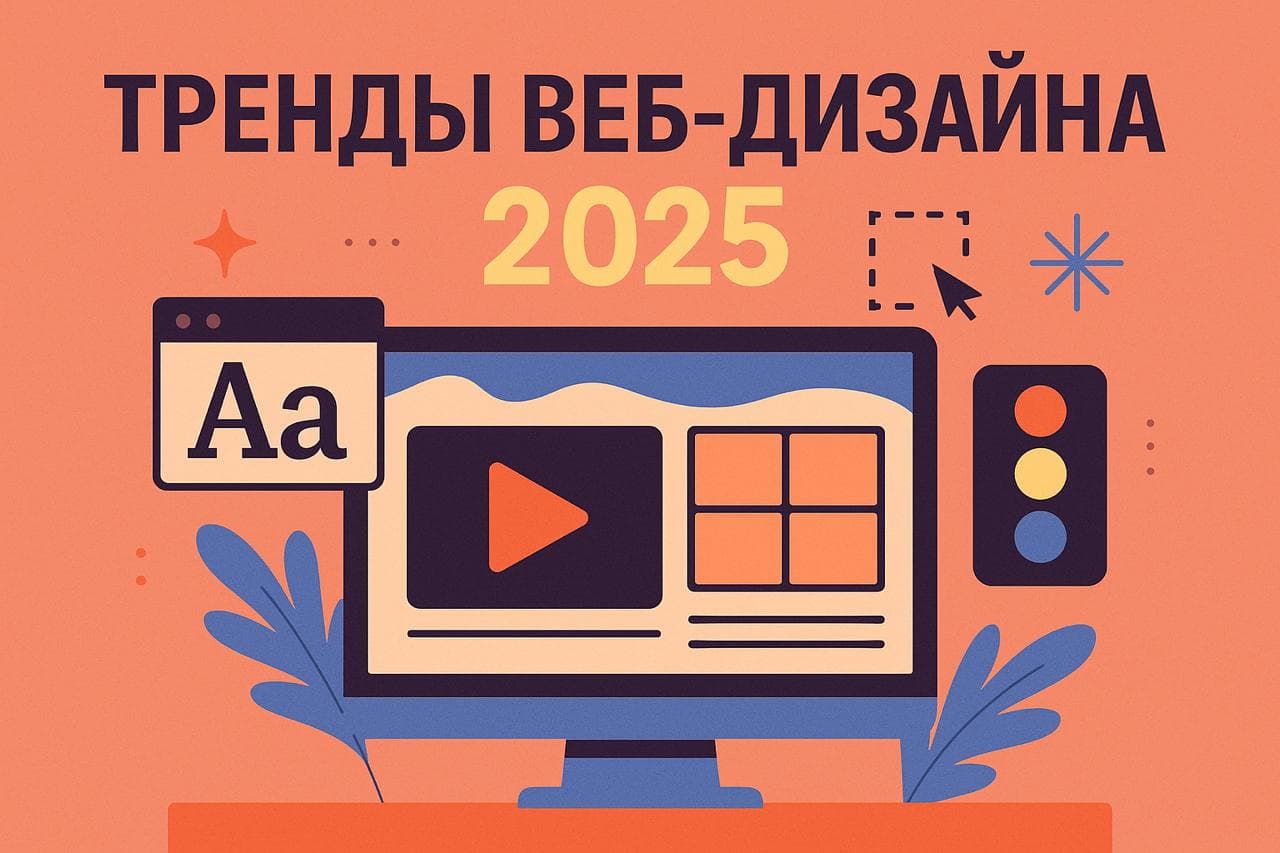 Тренды веб-дизайна 2025: что будет актуально